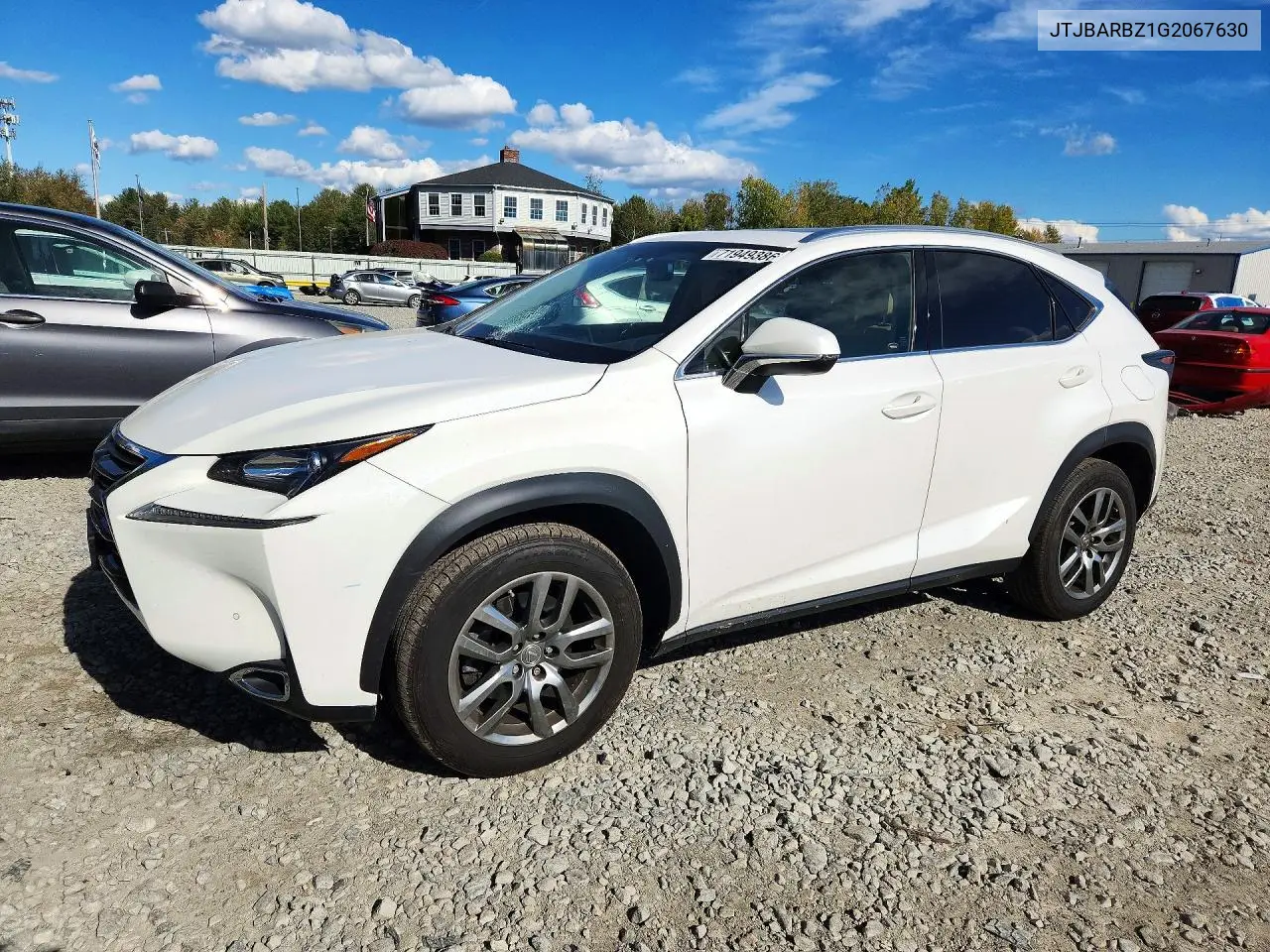 LEXUS NX 2016, VIN JTJBARBZ1G2067630