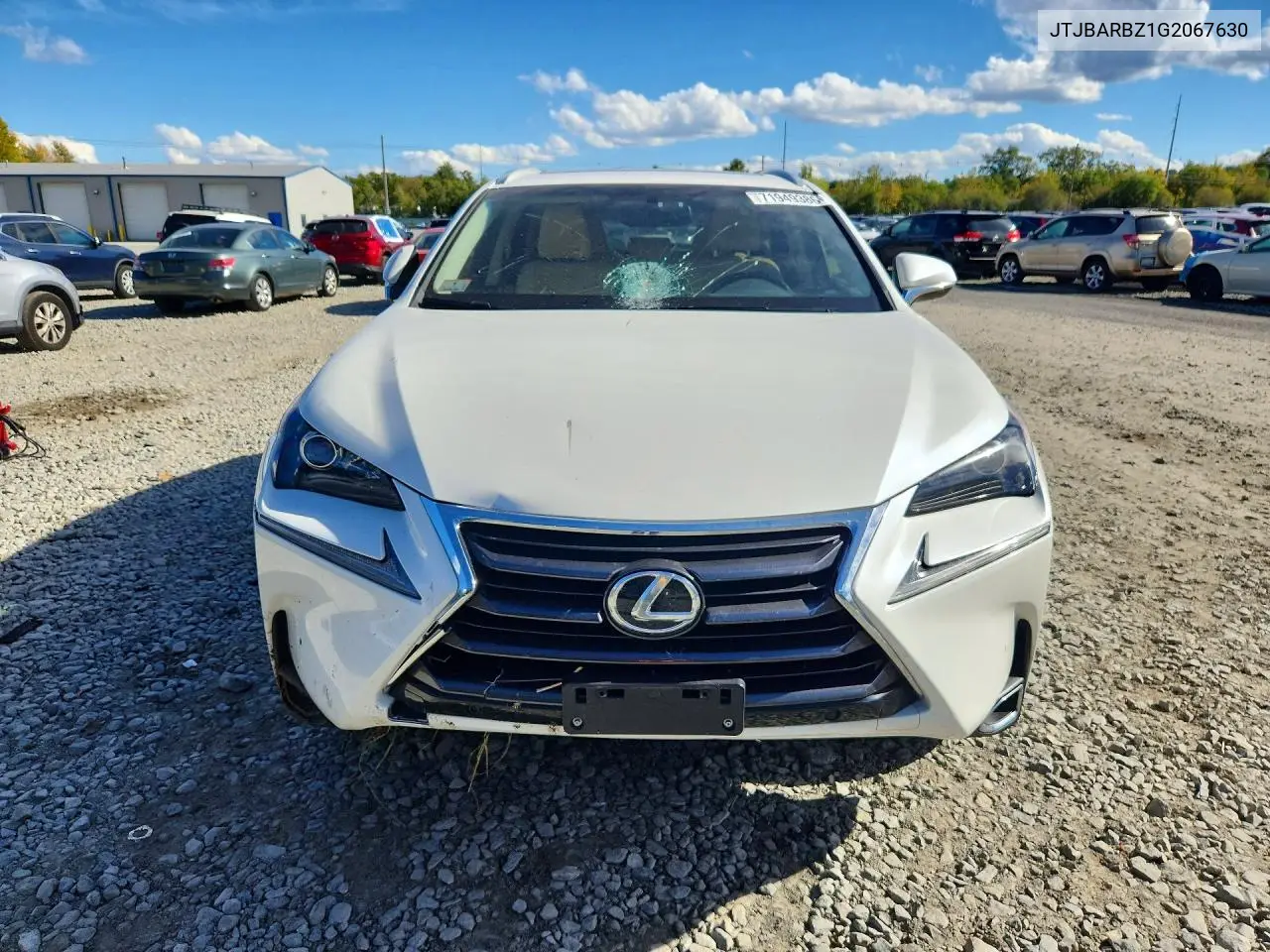2016 LEXUS NX VIN JTJBARBZ1G2067630 — фото 5