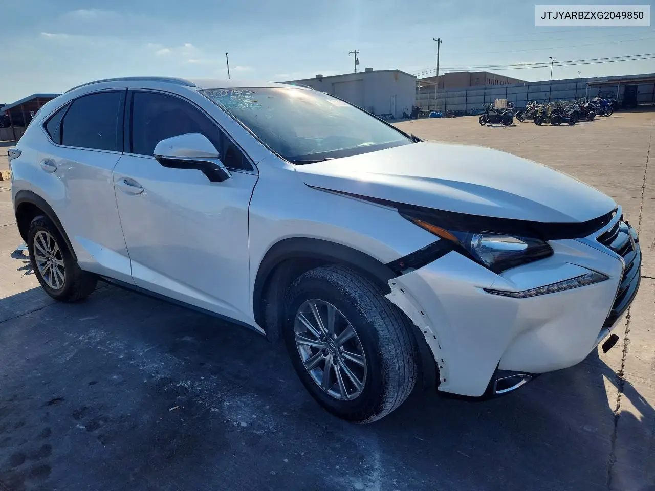 2016 LEXUS NX VIN JTJYARBZXG2049850 — фото 4
