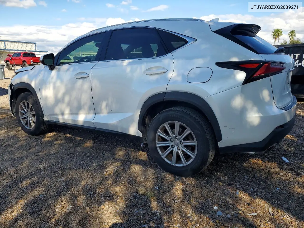 2016 LEXUS NX VIN JTJYARBZXG2039271 — фото 2