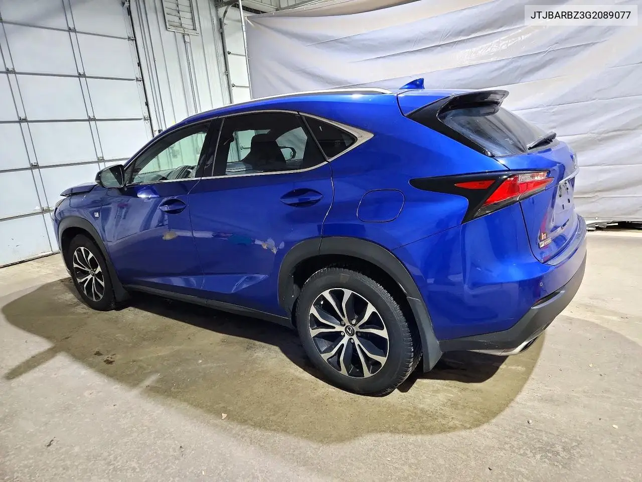 2016 LEXUS NX VIN JTJBARBZ3G2089077 — фото 2