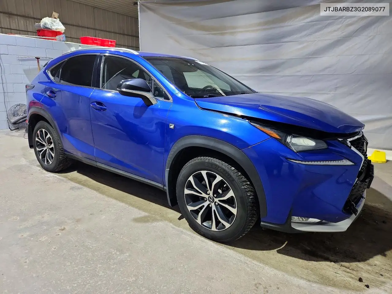 2016 LEXUS NX VIN JTJBARBZ3G2089077 — фото 4