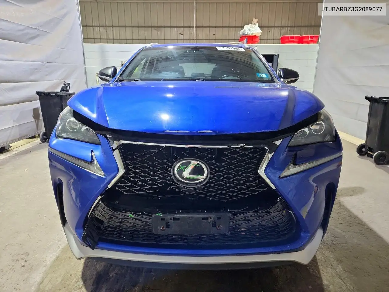 2016 LEXUS NX VIN JTJBARBZ3G2089077 — фото 5