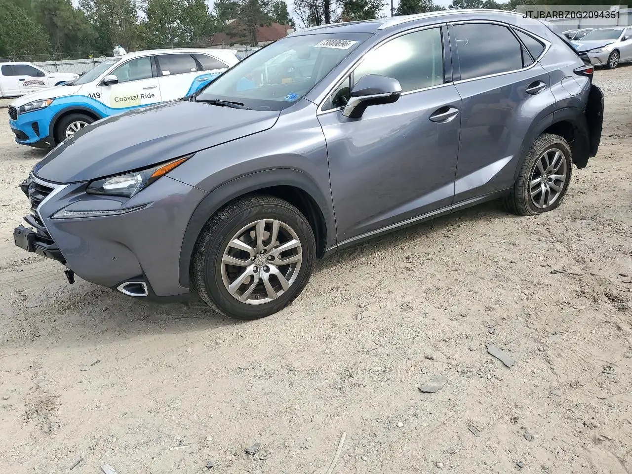 LEXUS NX 2016, VIN JTJBARBZ0G2094351
