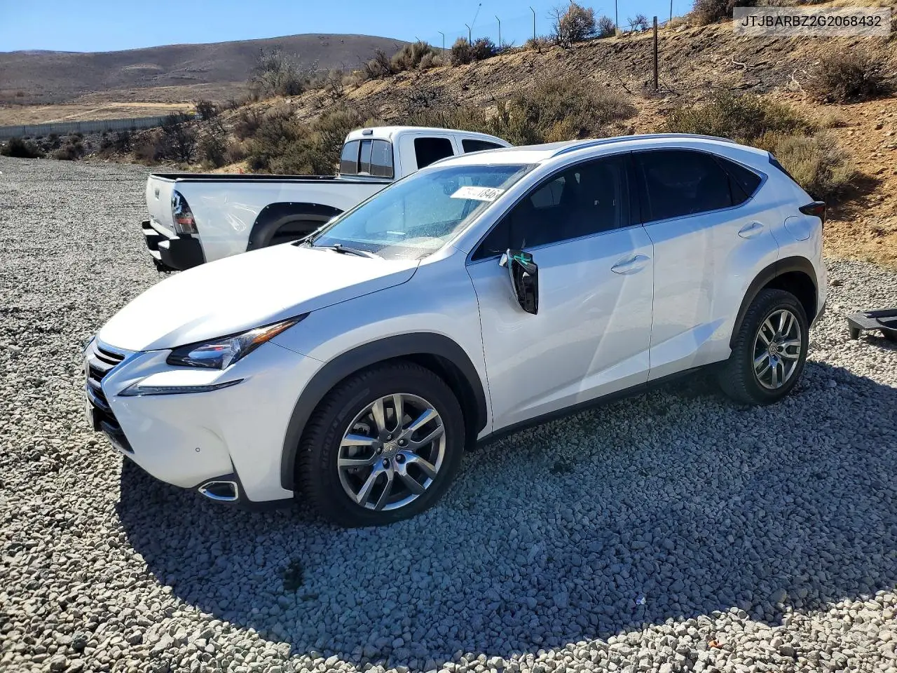 LEXUS NX 2016, VIN JTJBARBZ2G2068432