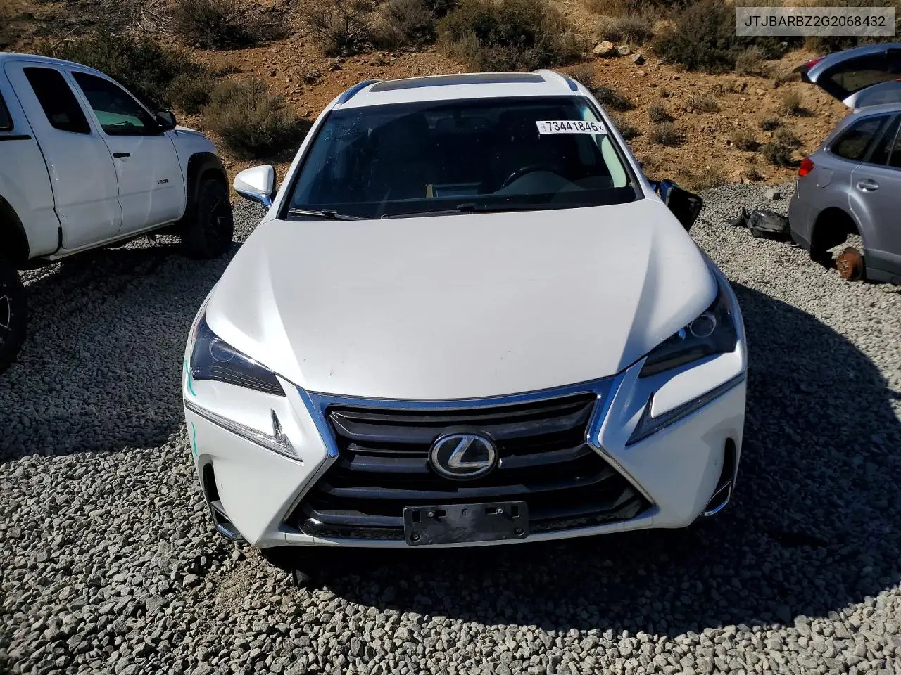2016 LEXUS NX VIN JTJBARBZ2G2068432 — фото 5