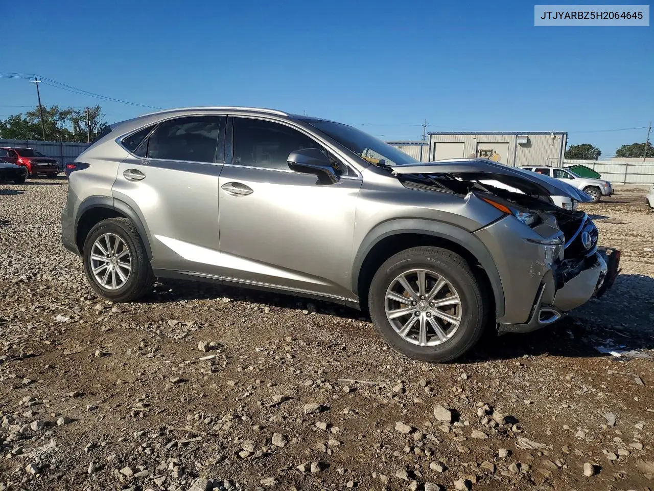 LEXUS NX 2017, VIN JTJYARBZ5H2064645