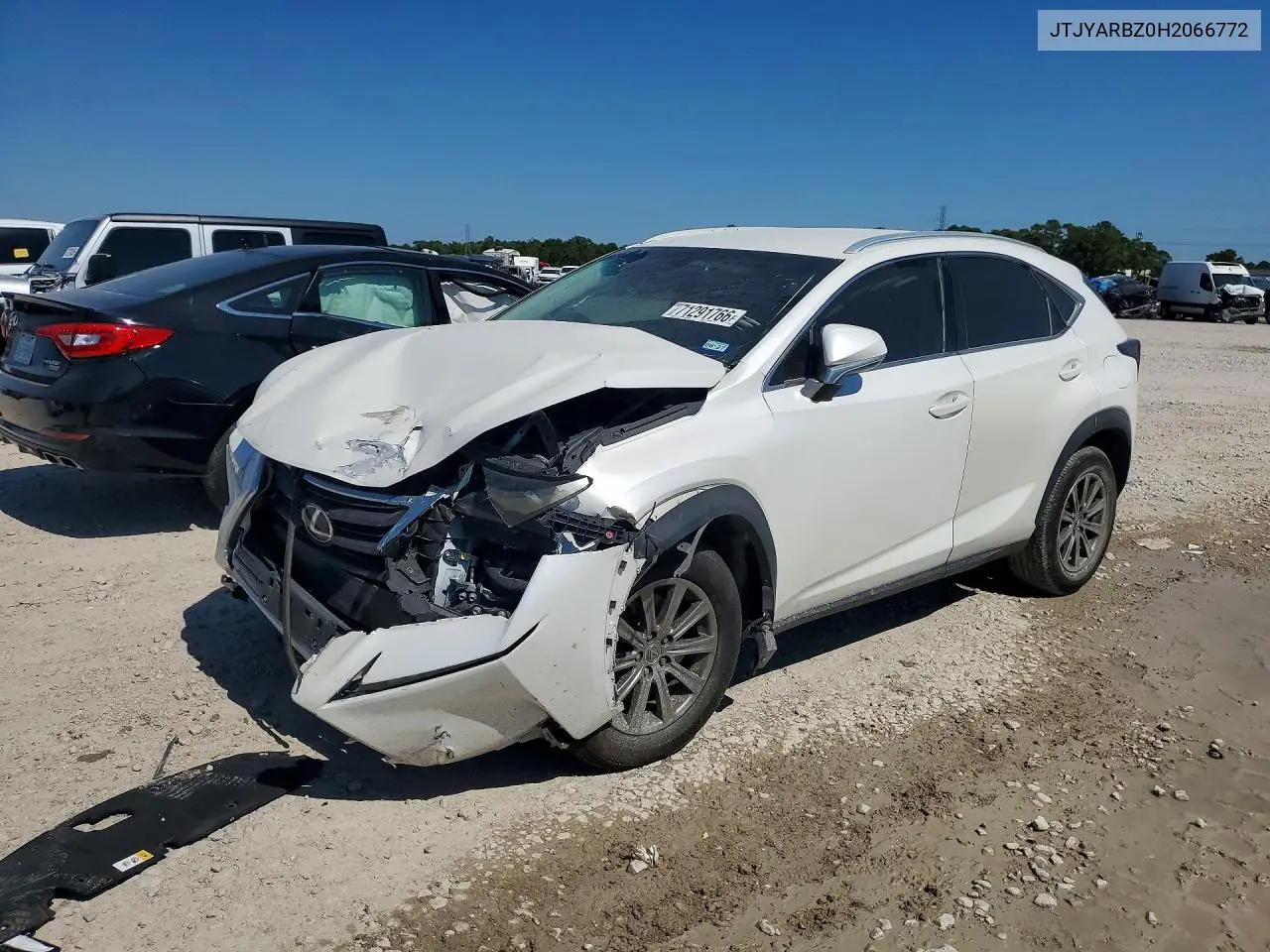 LEXUS NX 2017, VIN JTJYARBZ0H2066772