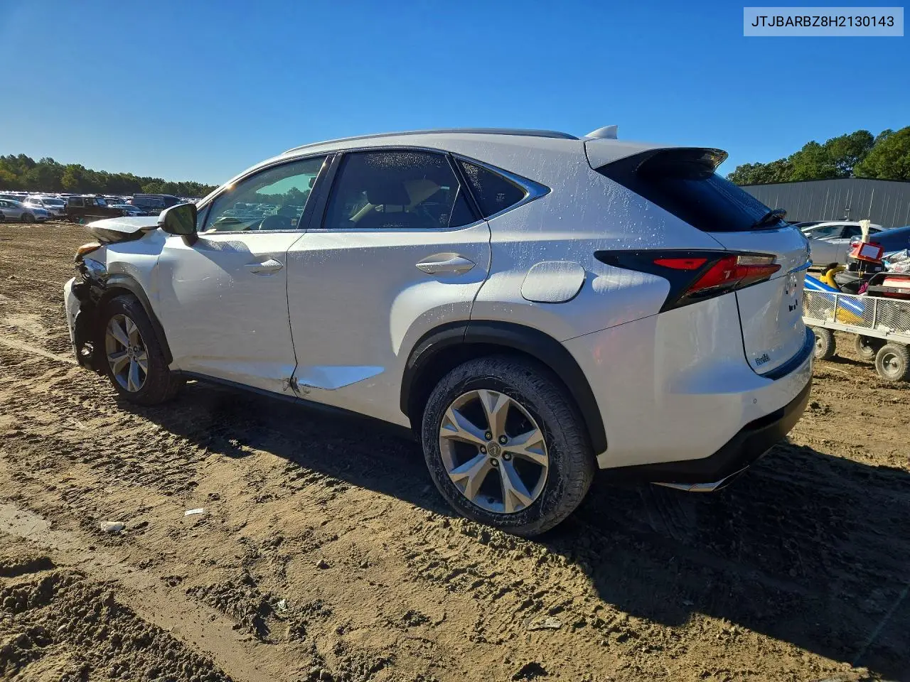 2017 LEXUS NX VIN JTJBARBZ8H2130143 — фото 2