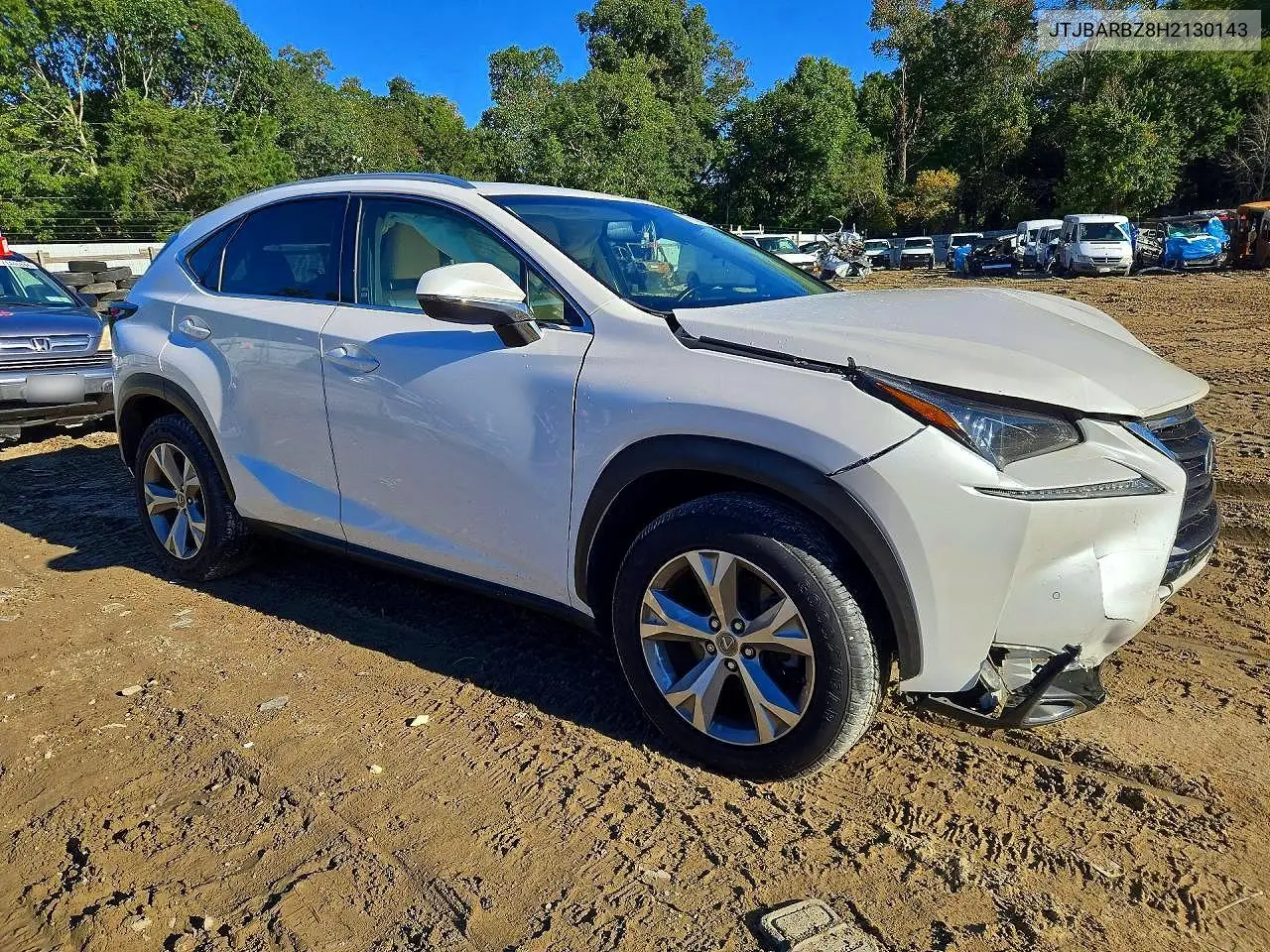 2017 LEXUS NX VIN JTJBARBZ8H2130143 — фото 4
