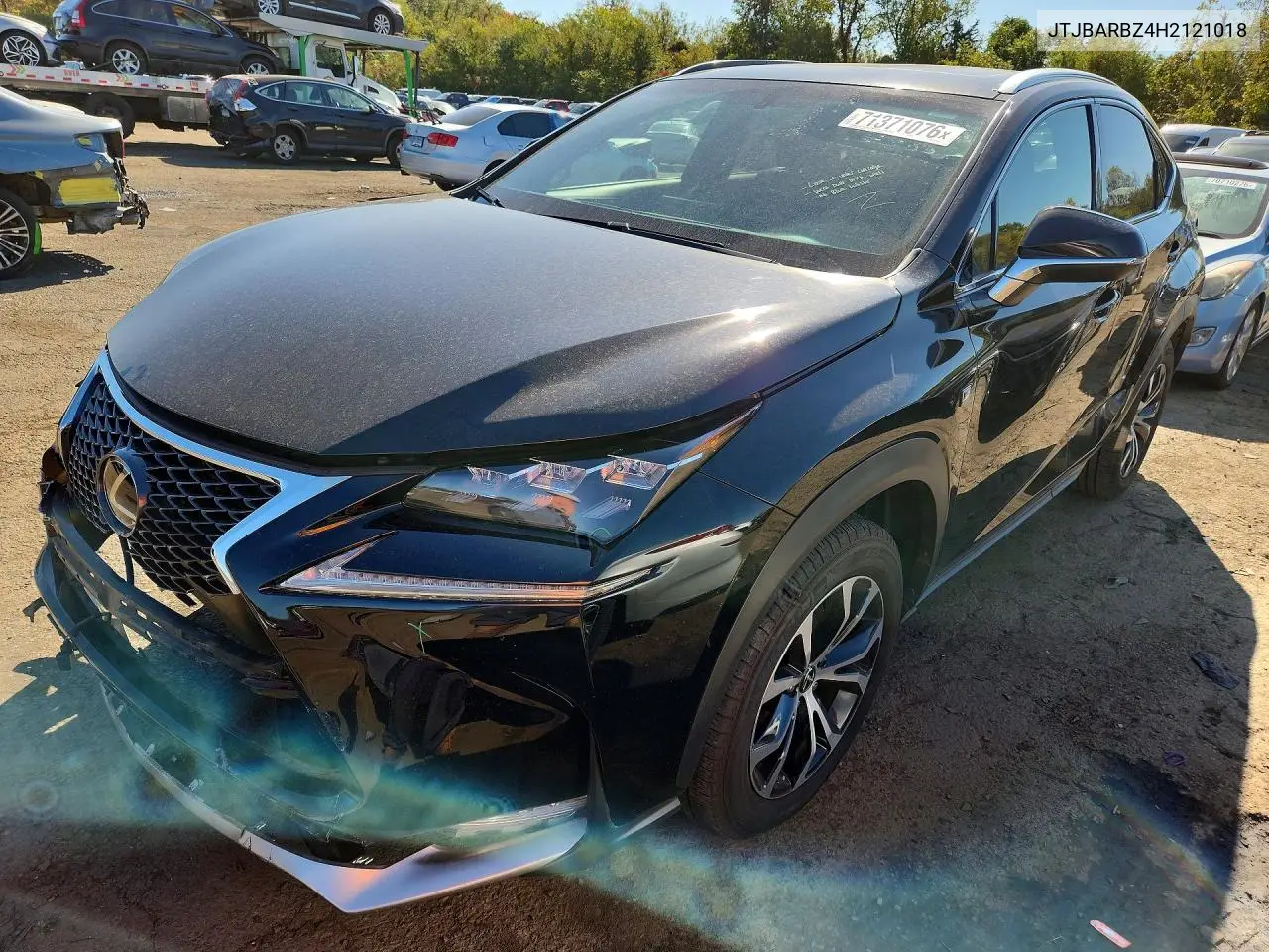 LEXUS NX 2017, VIN JTJBARBZ4H2121018