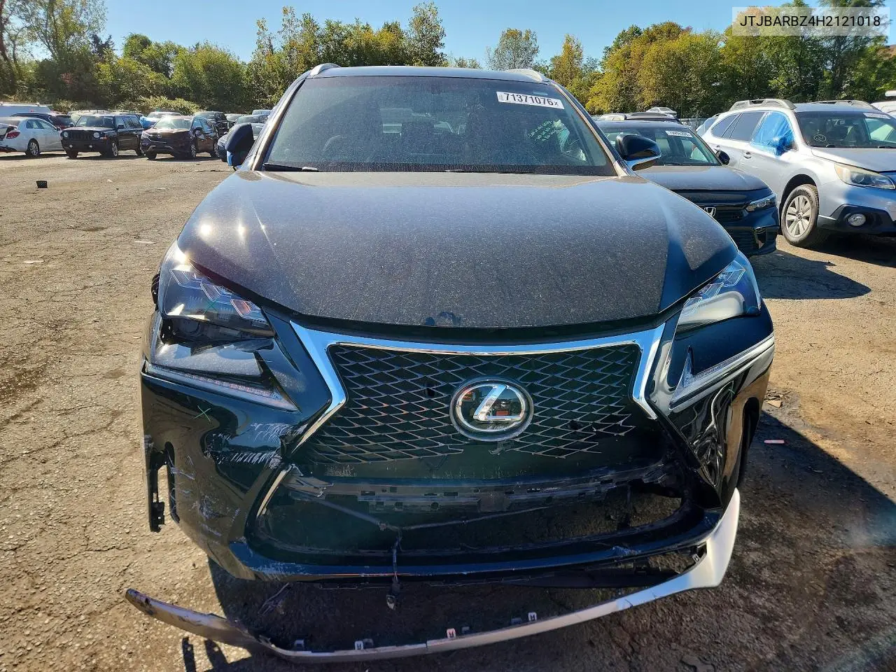 2017 LEXUS NX VIN JTJBARBZ4H2121018 — фото 5