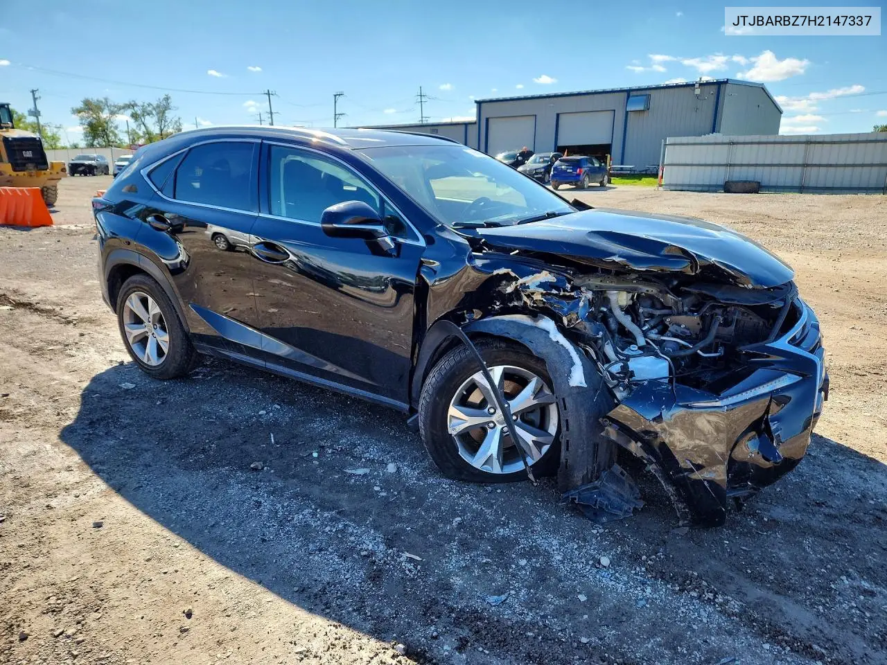 2017 LEXUS NX VIN JTJBARBZ7H2147337 — фото 4
