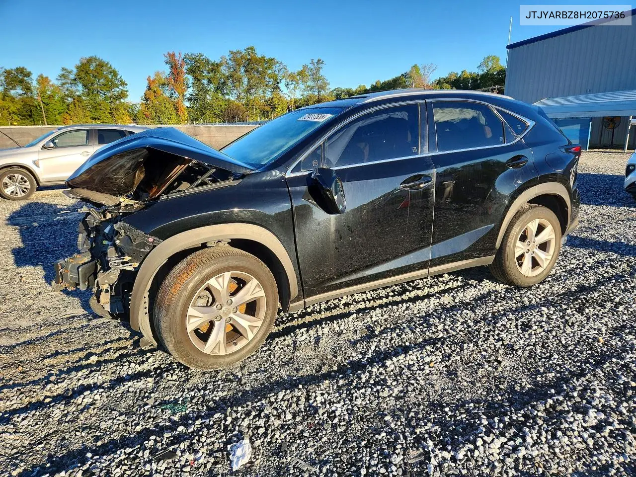 LEXUS NX 2017, VIN JTJYARBZ8H2075736