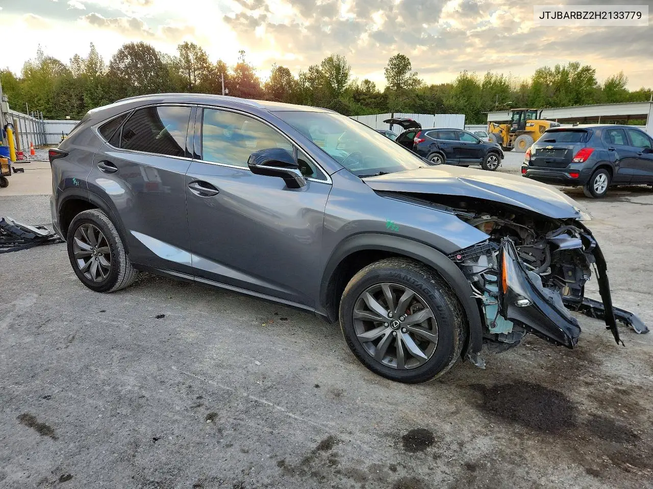2017 LEXUS NX VIN JTJBARBZ2H2133779 — фото 4