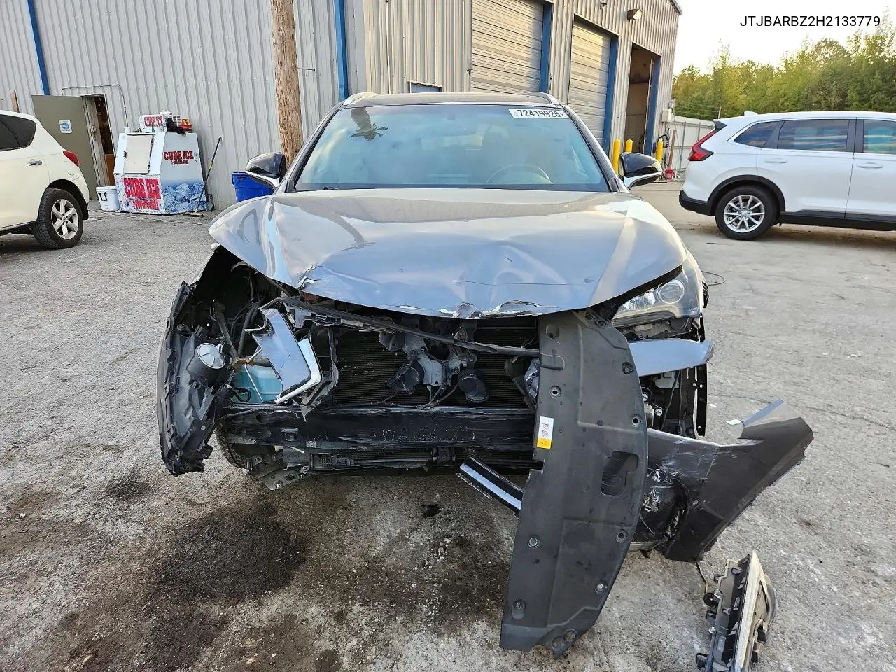 2017 LEXUS NX VIN JTJBARBZ2H2133779 — фото 5
