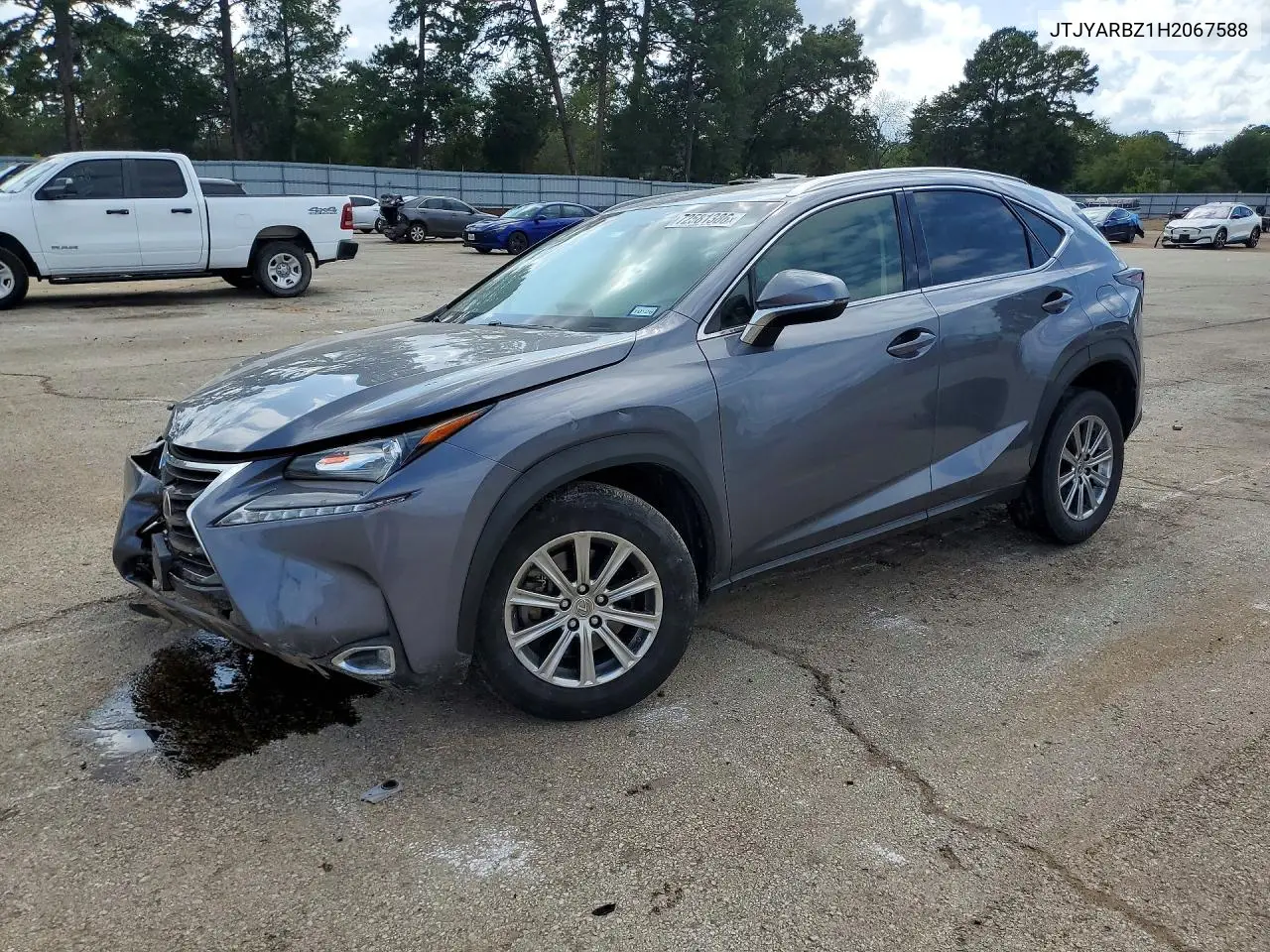 LEXUS NX 2017, VIN JTJYARBZ1H2067588
