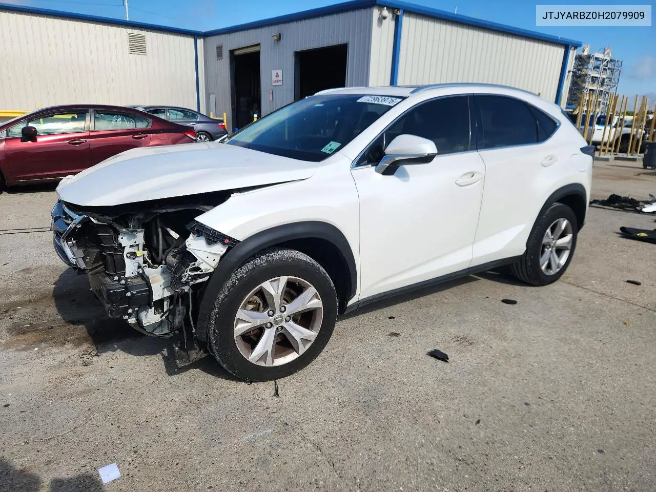 LEXUS NX 2017, VIN JTJYARBZ0H2079909