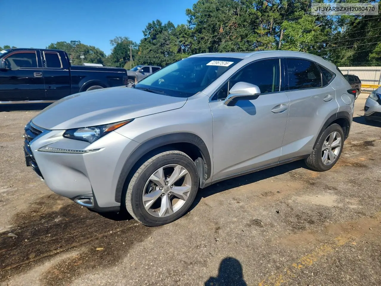 LEXUS NX 2017, VIN JTJYARBZXH2080470
