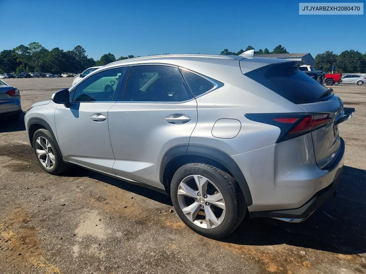 2017 LEXUS NX VIN JTJYARBZXH2080470 — фото 2