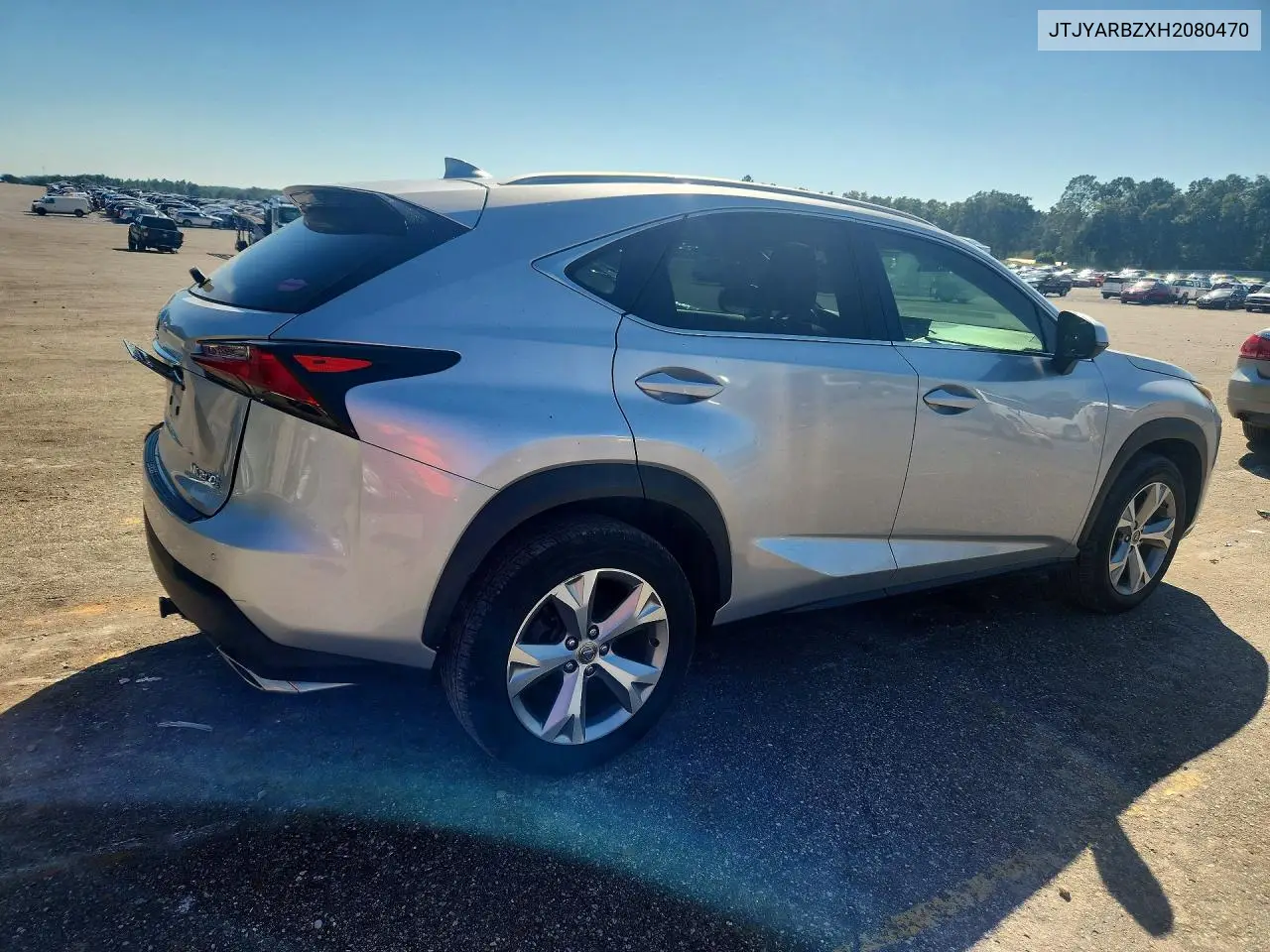 2017 LEXUS NX VIN JTJYARBZXH2080470 — фото 3