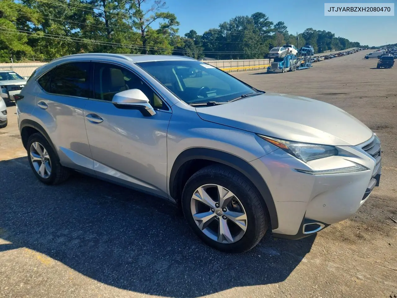 2017 LEXUS NX VIN JTJYARBZXH2080470 — фото 4