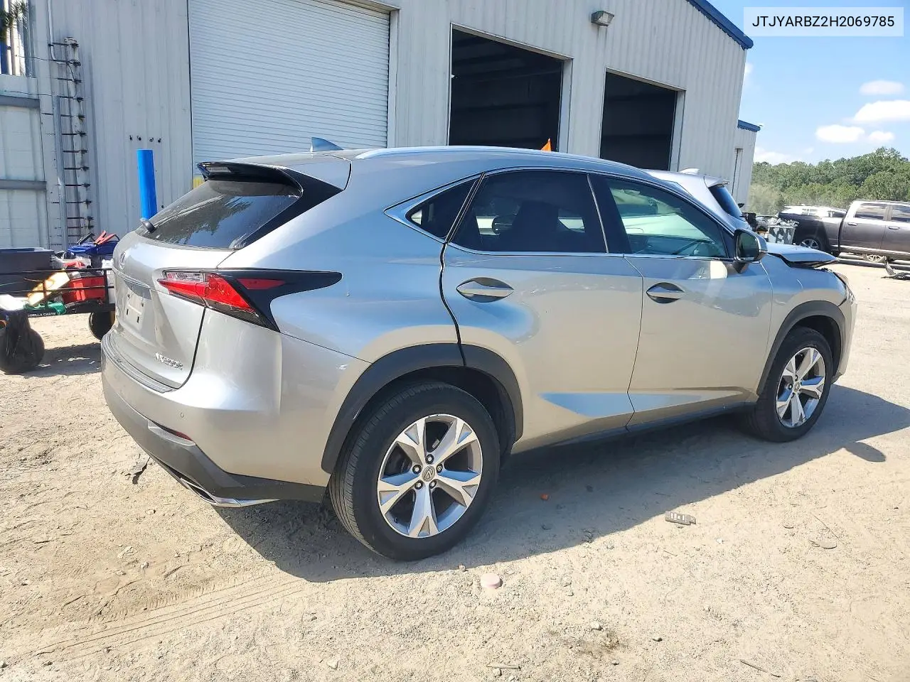 2017 LEXUS NX VIN JTJYARBZ2H2069785 — фото 3