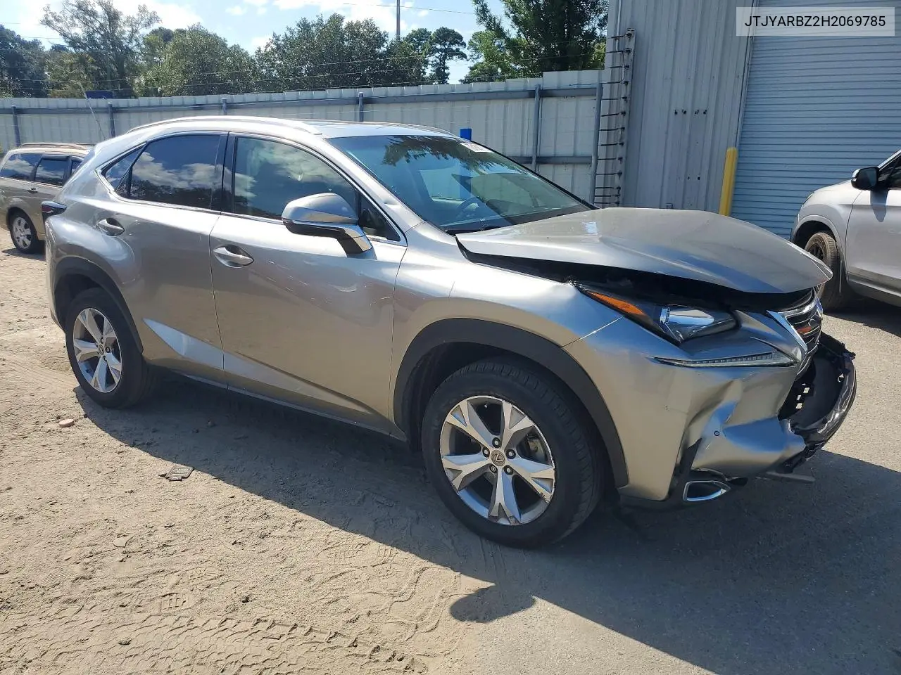 2017 LEXUS NX VIN JTJYARBZ2H2069785 — фото 4