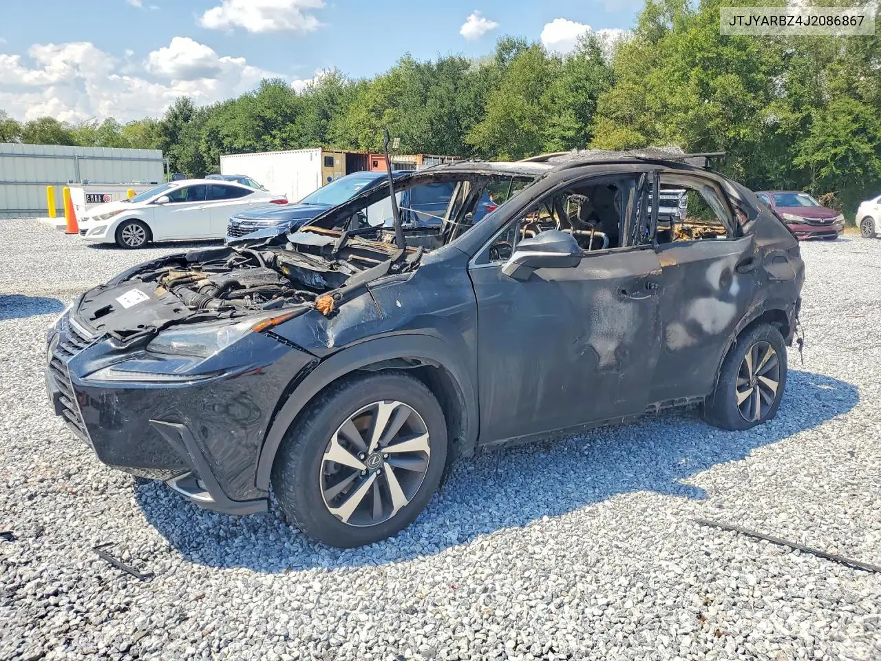 LEXUS NX 2018, VIN JTJYARBZ4J2086867