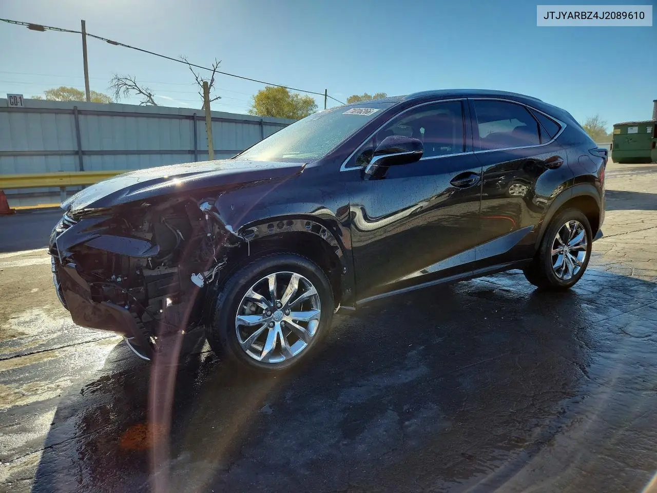 LEXUS NX 2018, VIN JTJYARBZ4J2089610