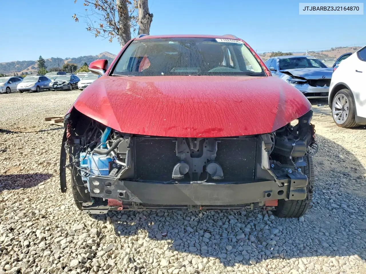 2018 LEXUS NX VIN JTJBARBZ3J2164870 — фото 5