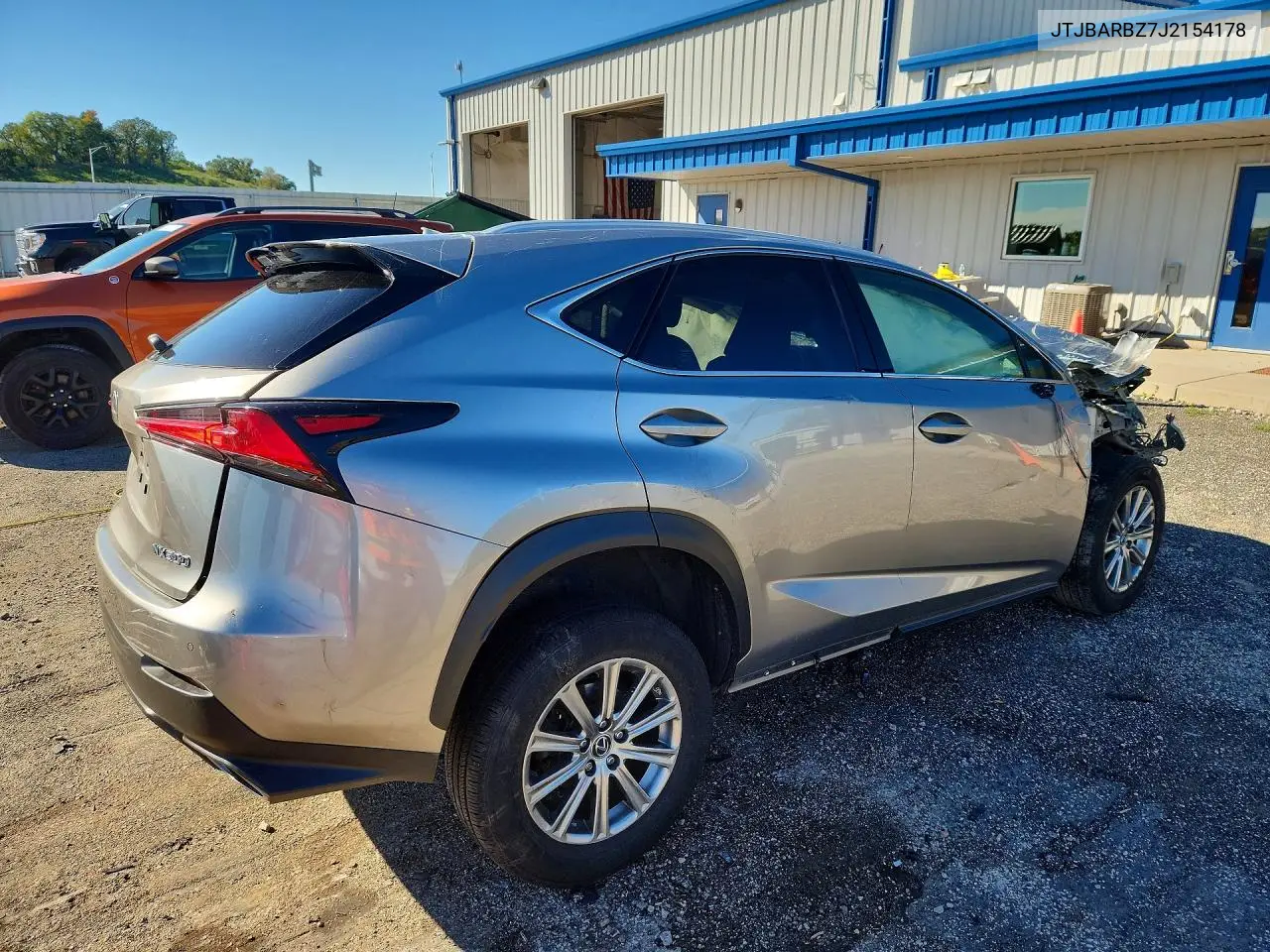 2018 LEXUS NX VIN JTJBARBZ7J2154178 — фото 3