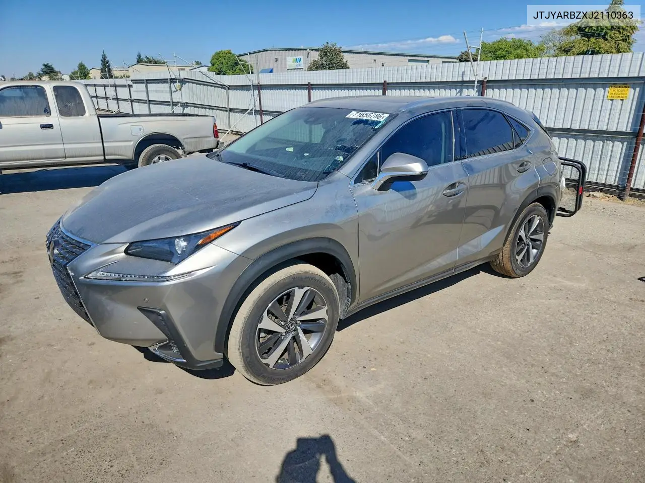 LEXUS NX 2018, VIN JTJYARBZXJ2110363