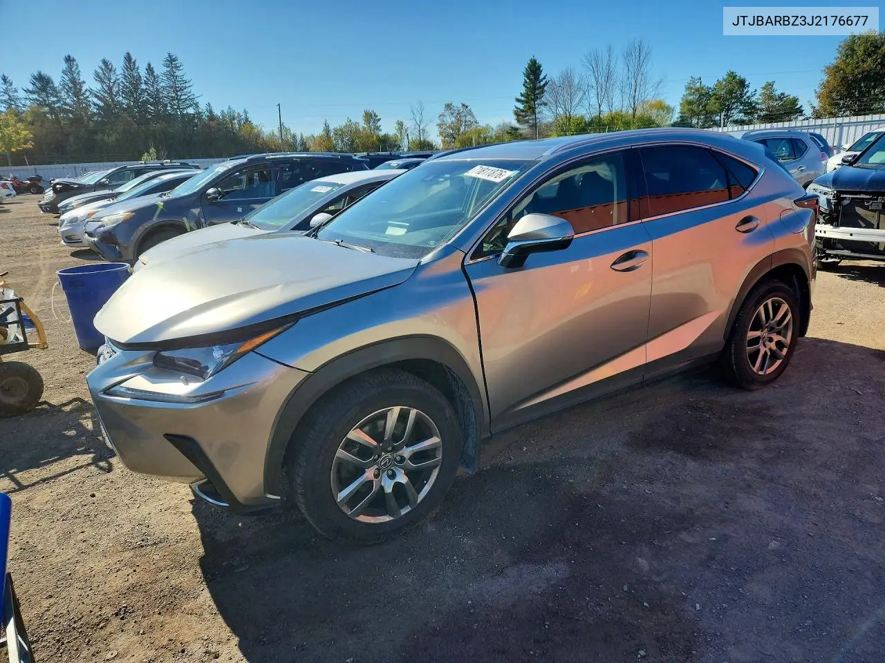LEXUS NX 2018, VIN JTJBARBZ3J2176677