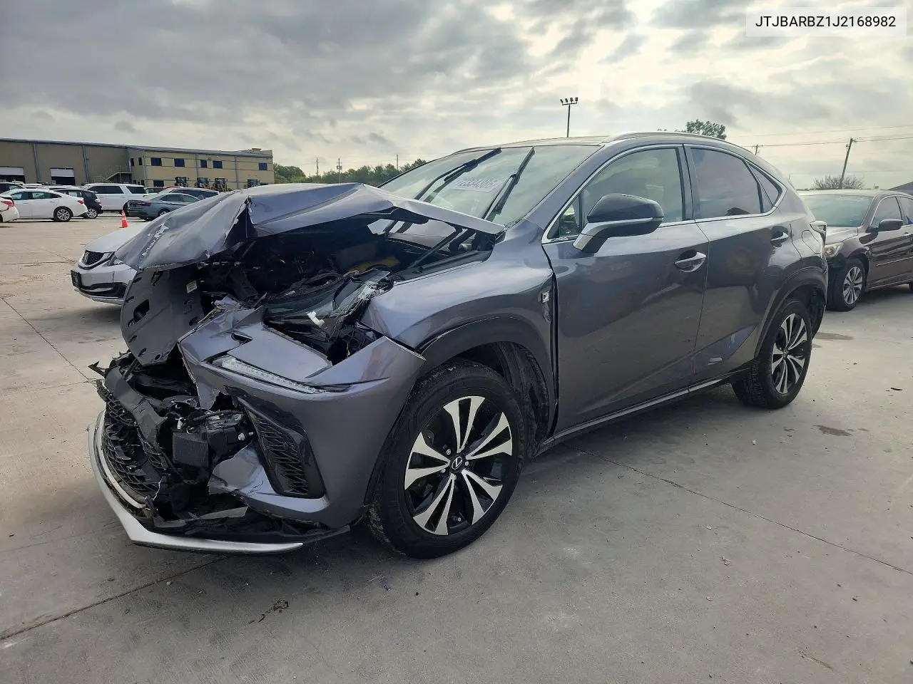 LEXUS NX 2018, VIN JTJBARBZ1J2168982