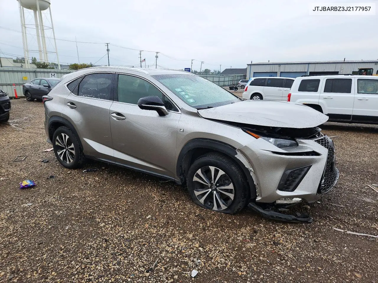 2018 LEXUS NX VIN JTJBARBZ3J2177957 — фото 4