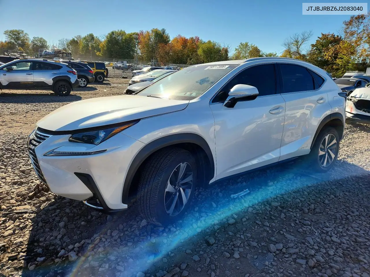 LEXUS NX 2018, VIN JTJBJRBZ6J2083040