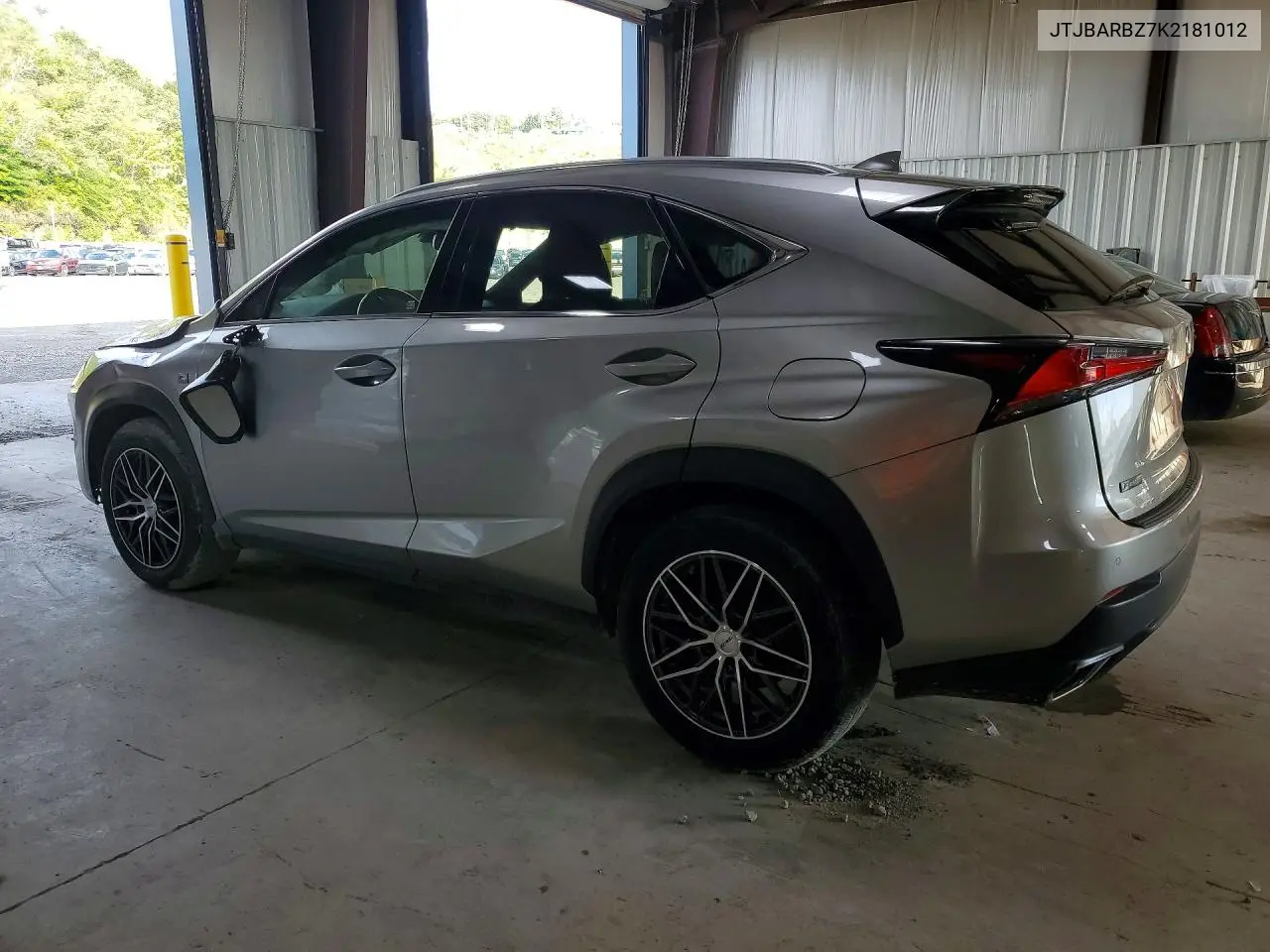 2019 LEXUS NX VIN JTJBARBZ7K2181012 — фото 2