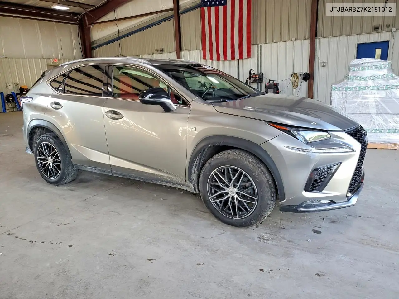 2019 LEXUS NX VIN JTJBARBZ7K2181012 — фото 4