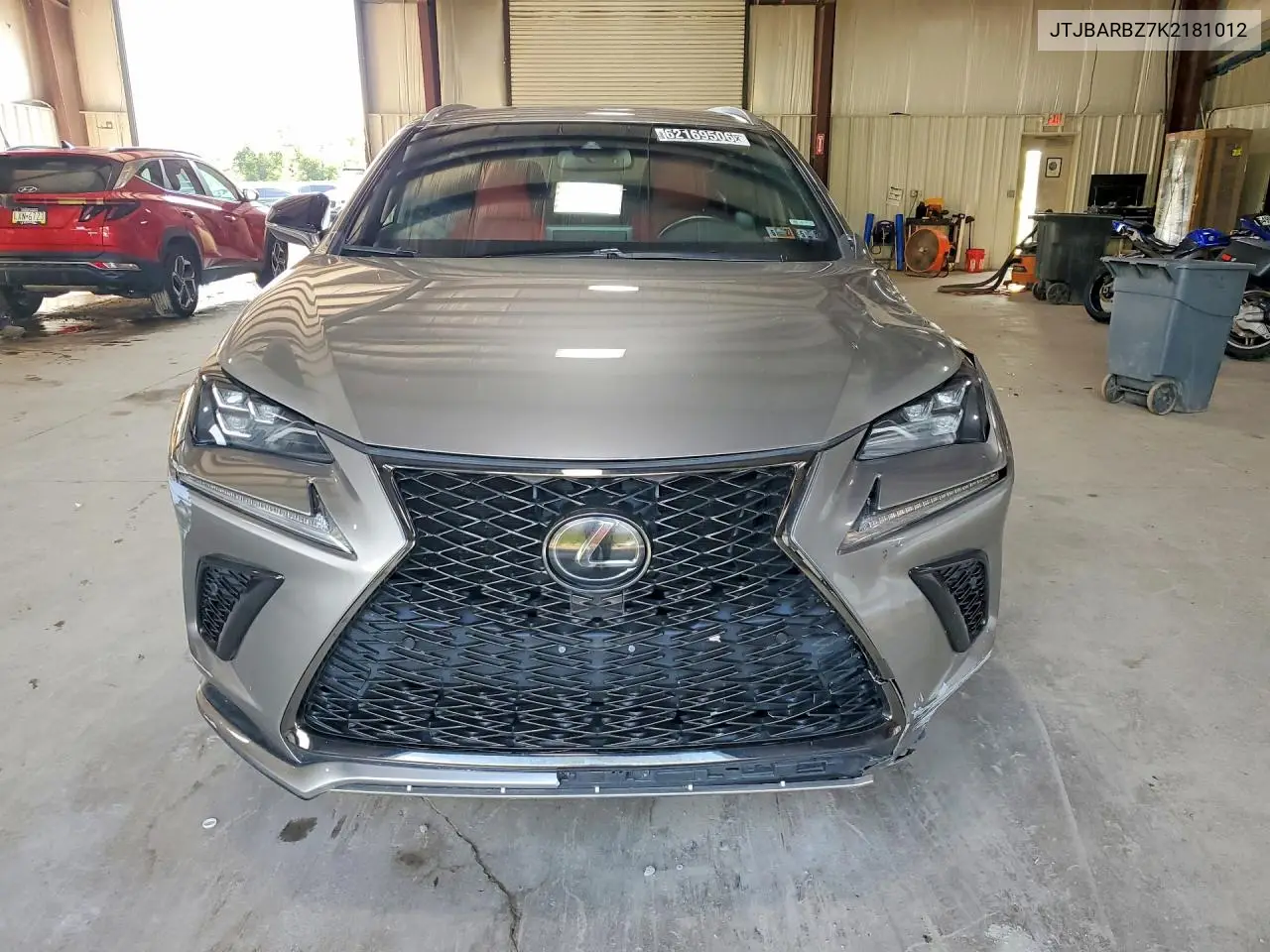 2019 LEXUS NX VIN JTJBARBZ7K2181012 — фото 5