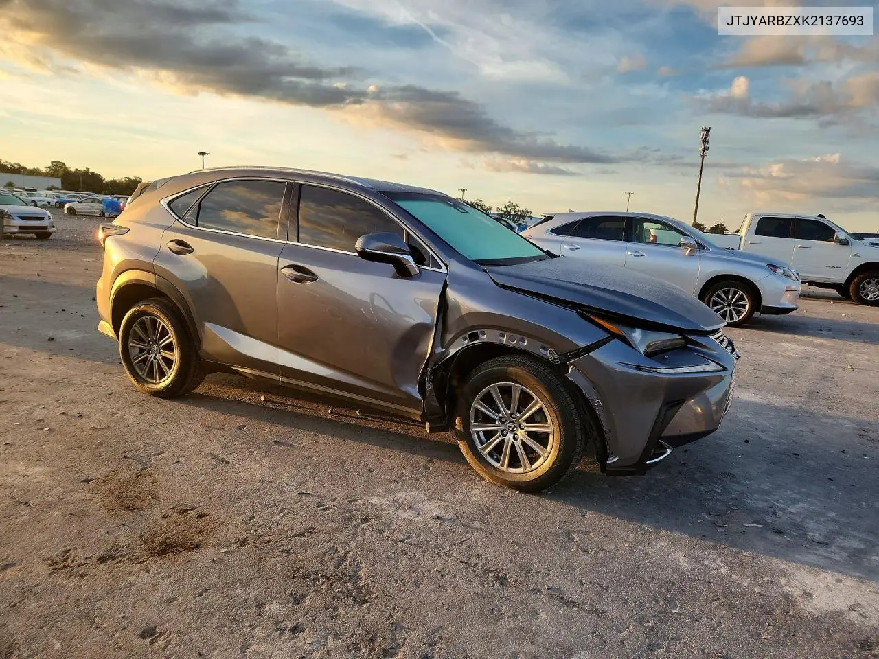 2019 LEXUS NX VIN JTJYARBZXK2137693 — фото 4