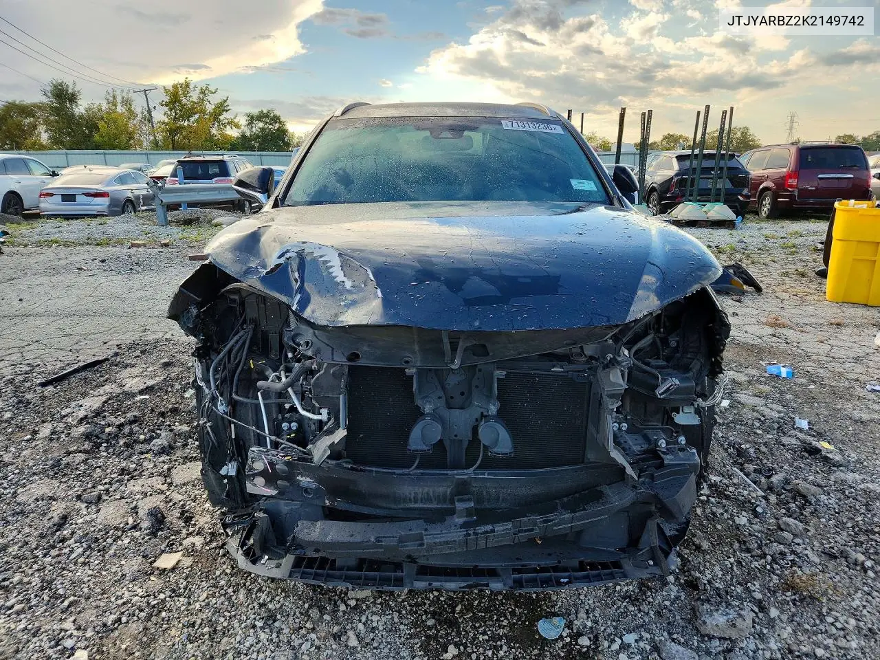 2019 LEXUS NX VIN JTJYARBZ2K2149742 — фото 5