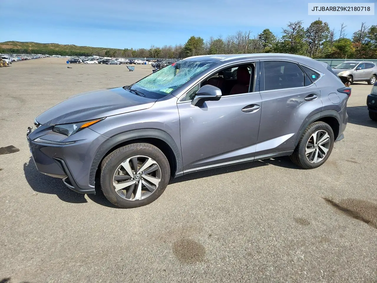 LEXUS NX 2019, VIN JTJBARBZ9K2180718