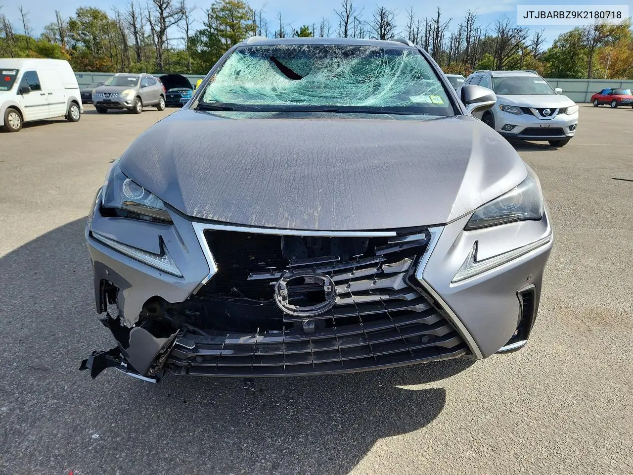 2019 LEXUS NX VIN JTJBARBZ9K2180718 — фото 5