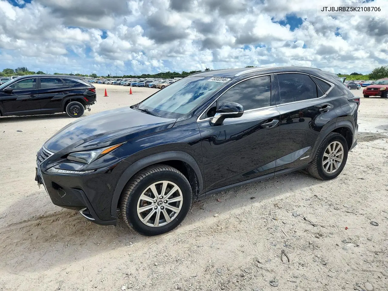 LEXUS NX 2019, VIN JTJBJRBZ5K2108706