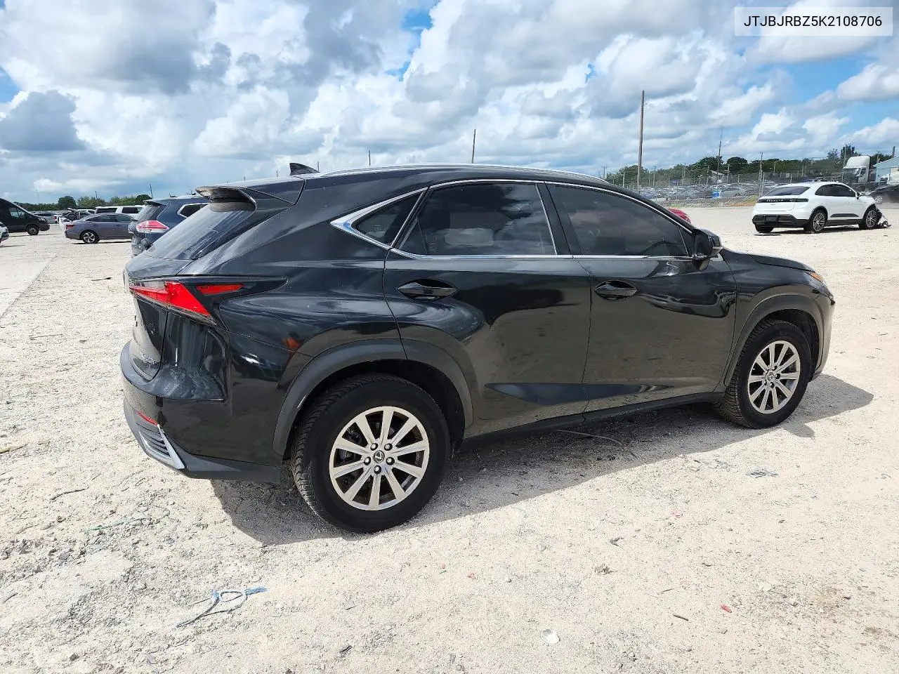 2019 LEXUS NX VIN JTJBJRBZ5K2108706 — фото 3