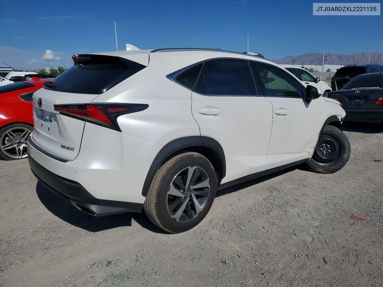 2020 LEXUS NX VIN JTJGARDZXL2221135 — фото 3