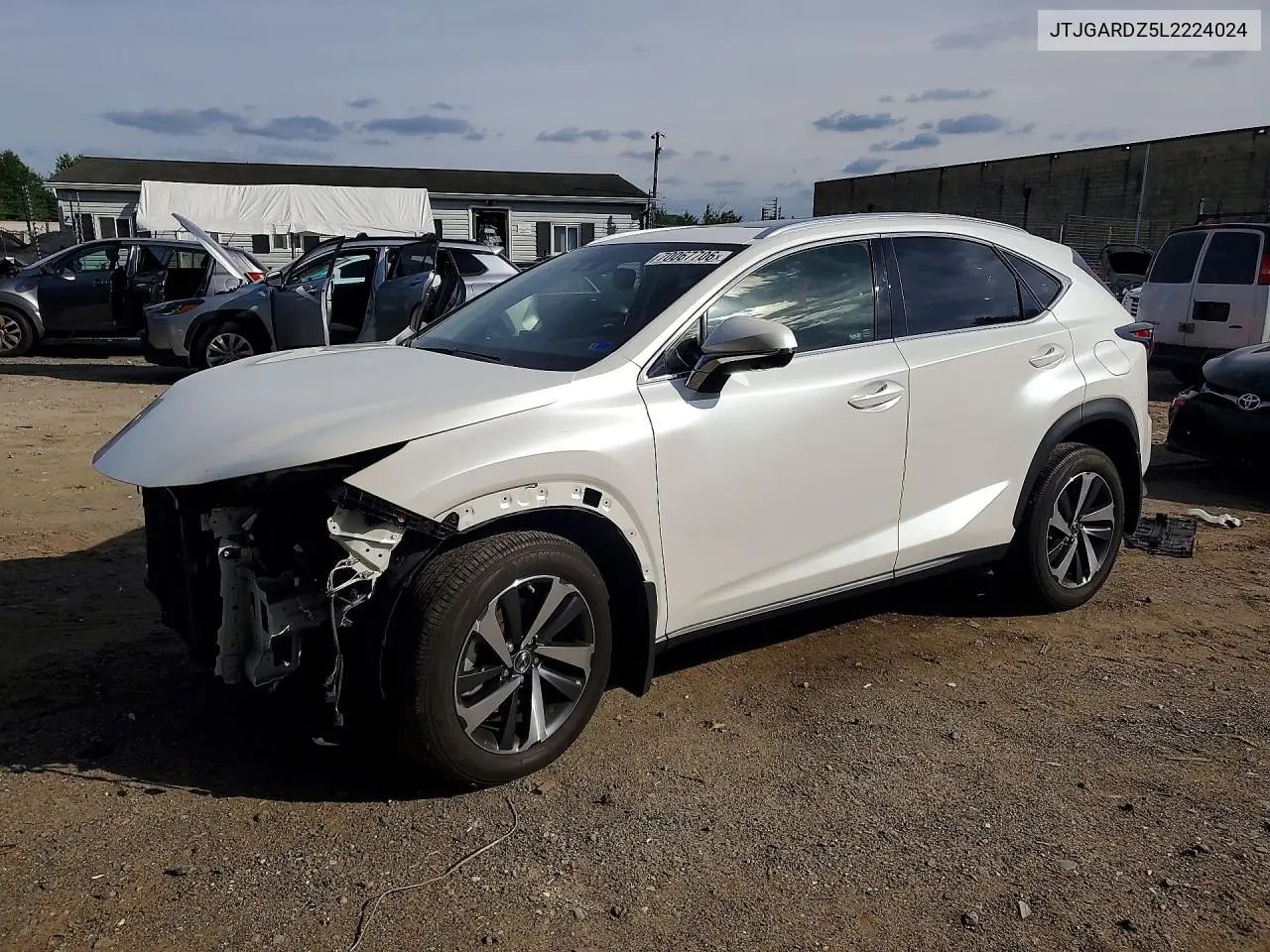 LEXUS NX 2020, VIN JTJGARDZ5L2224024