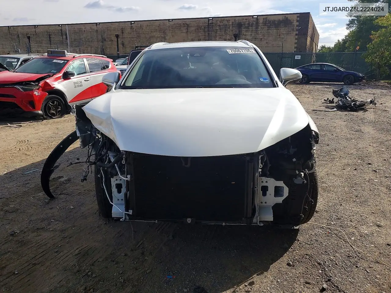 2020 LEXUS NX VIN JTJGARDZ5L2224024 — фото 5