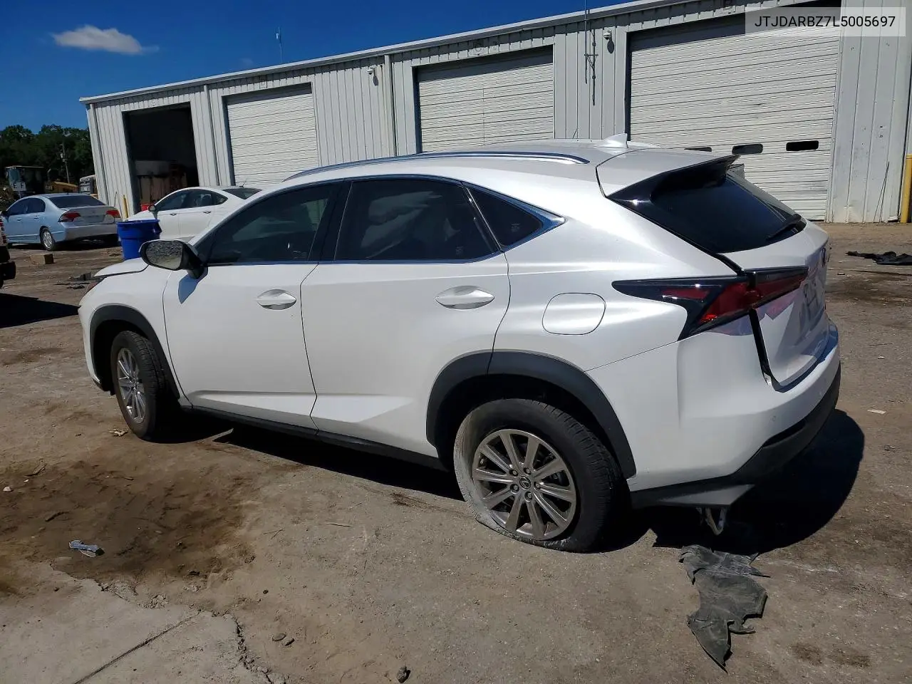 2020 LEXUS NX VIN JTJDARBZ7L5005697 — фото 2